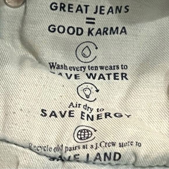 J. Crew Women's Slim Broken-In Boyfriend Fray Hem Jeans, Blue, Size 29 - Picture 9 of 11